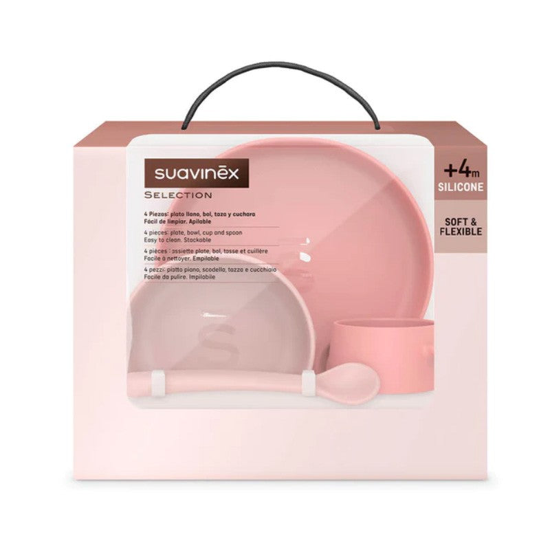 SUAVINEX Vajilla Infantil de Silicona Soft Colour-1