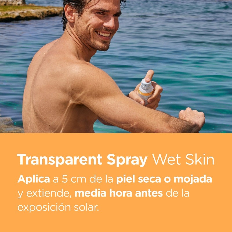 ISDIN Fotoprotector Transparent Spray Wet Skin SPF 50+ (250ml)-8