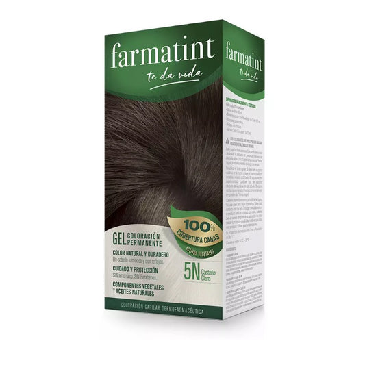 Farmatint Gel Coloración 5N Castaño claro-1