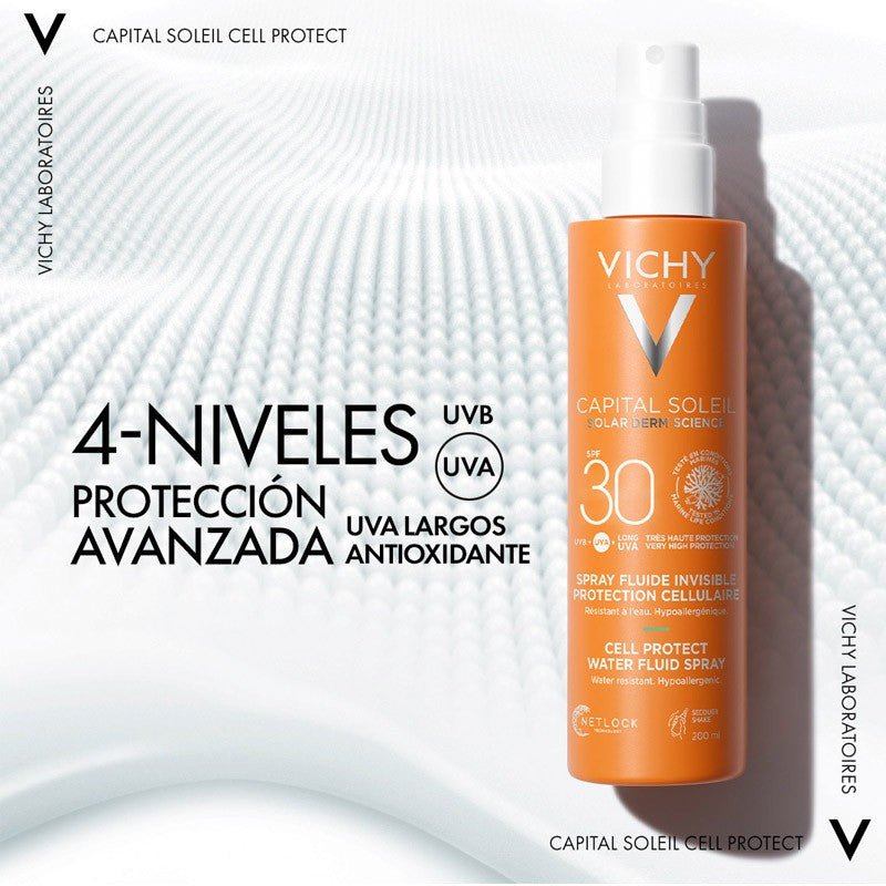 VICHY Capital Soleil Water Fluid Spray SPF 30+ 200 ml-14