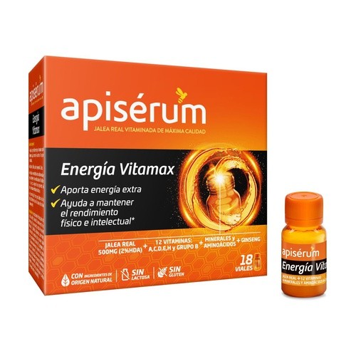 Apisérum Energía Vitamax 18 viales-1
