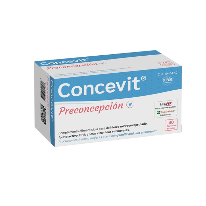 Concevit Preconcepción 40 cápsulas-1