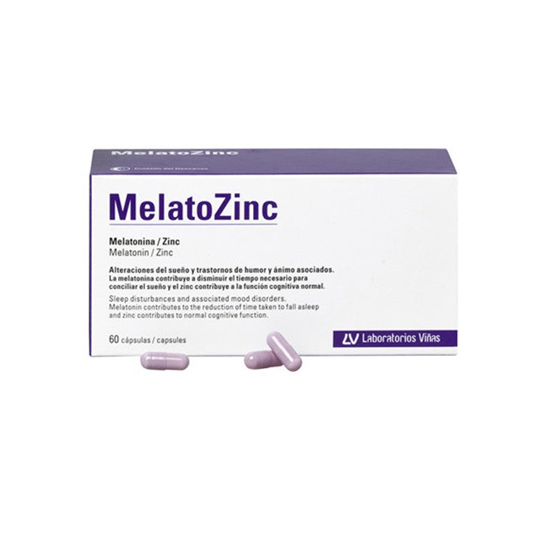 Laboratorios Viñas MelatoZinc 60 Cápsulas-1