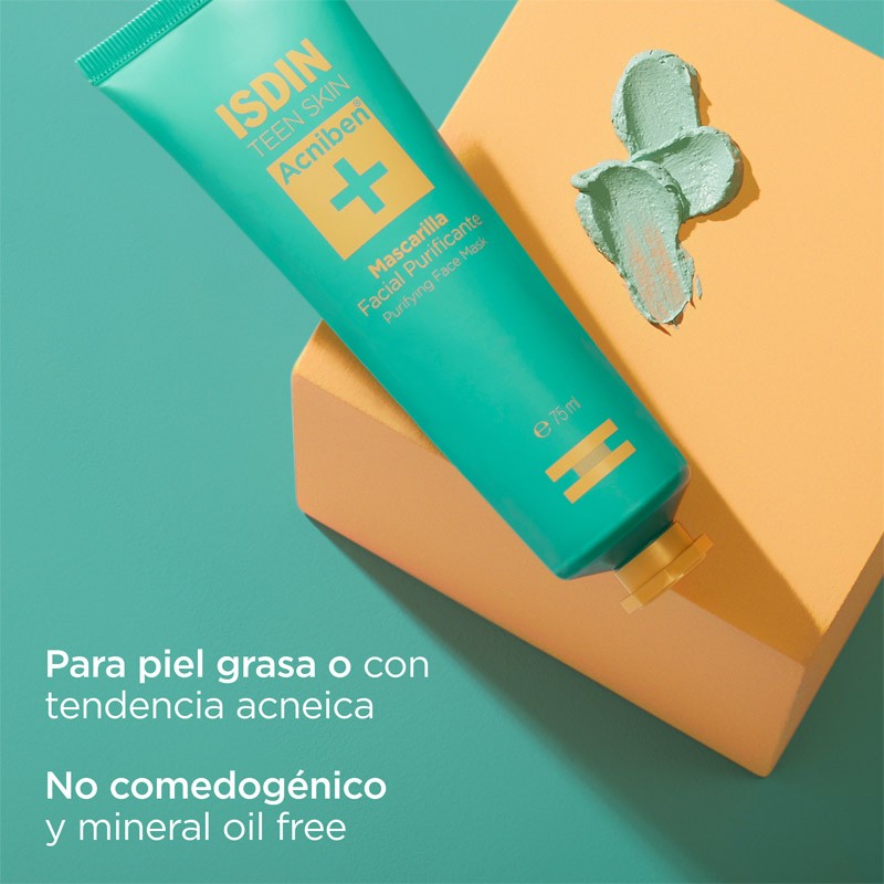 ISDIN ACNIBEN Mascarilla Facial Purificante 75 ml-3