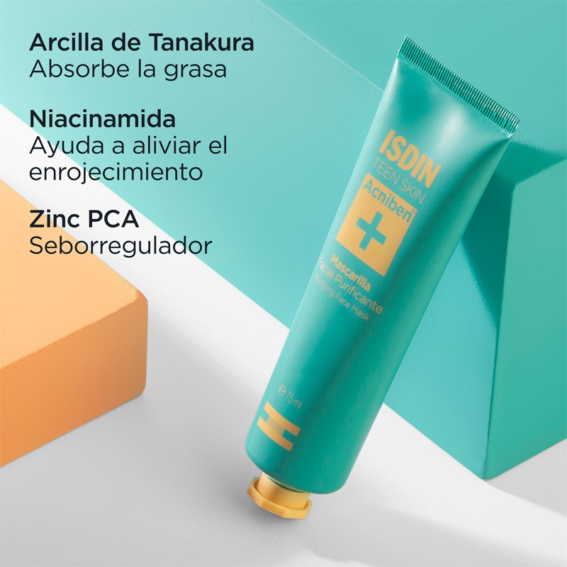 ISDIN ACNIBEN Mascarilla Facial Purificante 75 ml-6