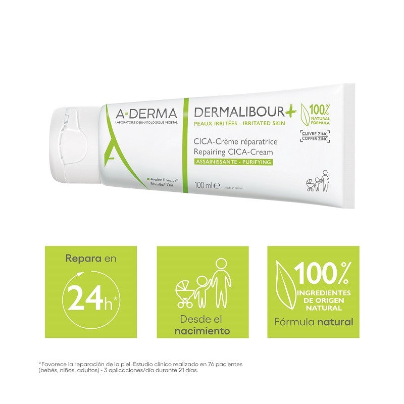 A-DERMA Dermalibour+ Crema Reparadora 100 ml-3