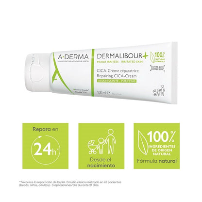 A-DERMA Dermalibour+ Crema Reparadora 100 ml-3