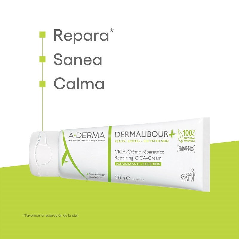 A-DERMA Dermalibour+ Crema Reparadora 100 ml-4