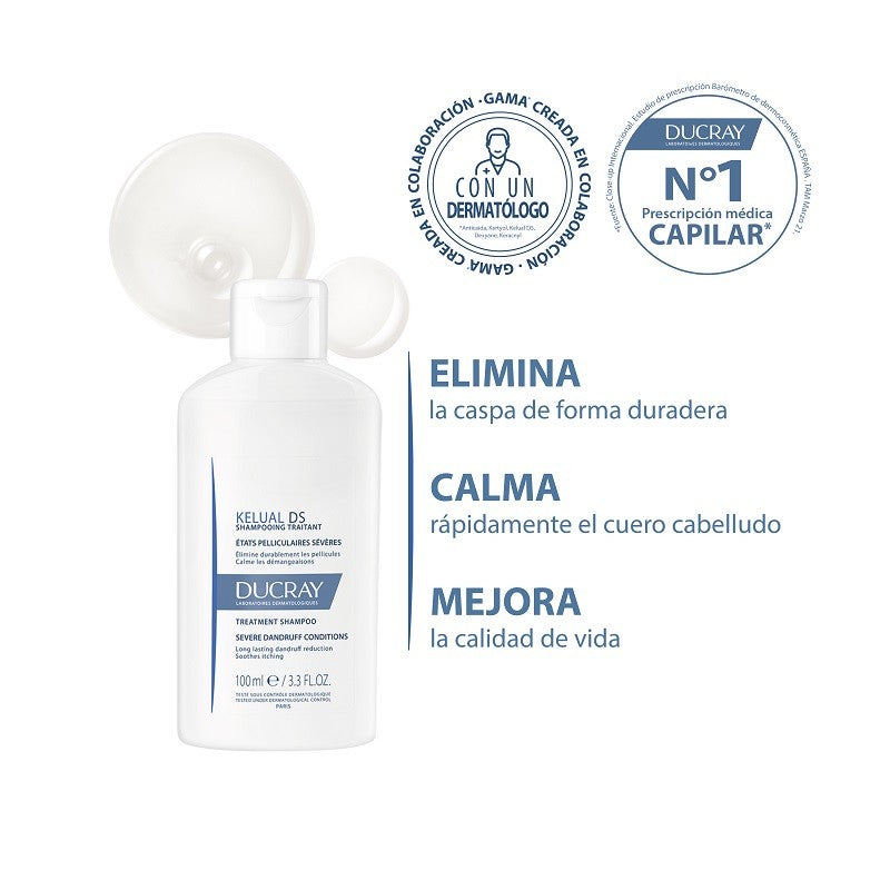 DUCRAY Kelual DS Champú Anticaspa 100ml-2