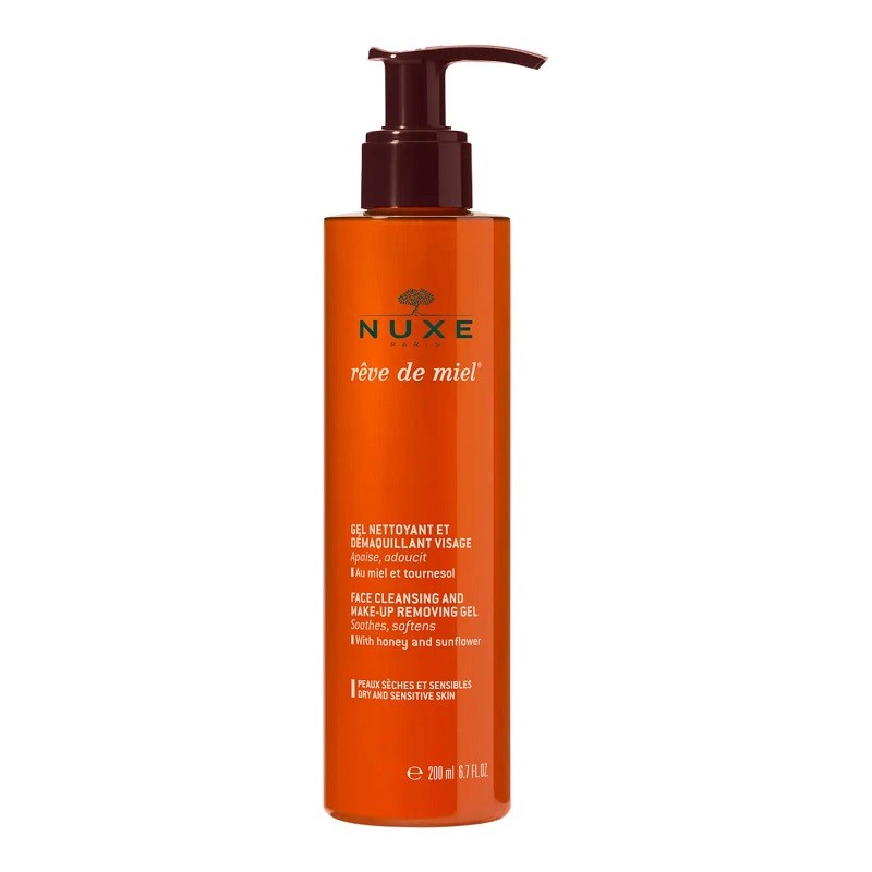 NUXE Rêve de Miel Gel Limpiador y Desmaquillante 200ml-1