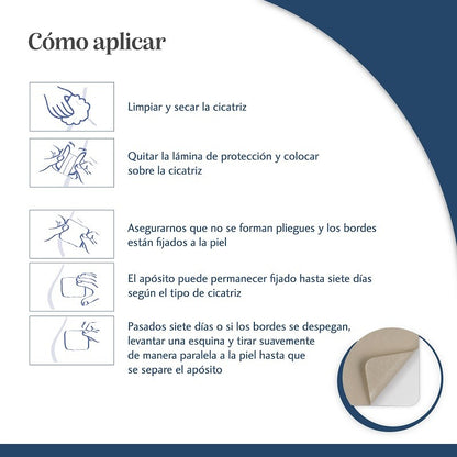 TROFOLASTIN Reductor de Cicatrices Mamario 3x2 parches