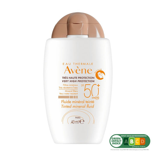 AVENE Solar Fluido Mineral con Color SPF 50+ 40ml-1