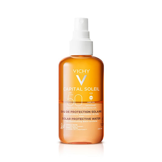 VICHY Capital Soleil Eau Protection Solaire Luminosité Spf50 (200ml)