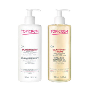 Topicrem DA Pack Bálsamo Emoliente 500 ml + Gel Limpiador 500ml-1
