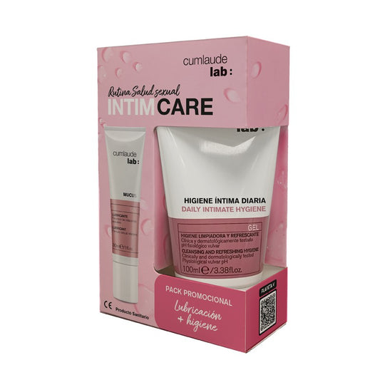 CUMLAUDE LAB Gel Lubrifiant Vaginal Mucus 30 ml + Gel Hygiène Intime Quotidienne 100 ml