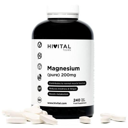 Hivital Magnésium 200 mg de Citrate de Magnésium 240 gélules