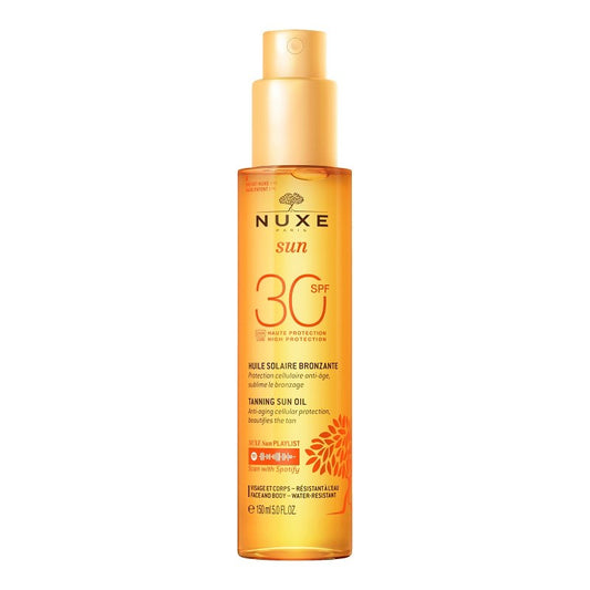 Nuxe Sun Aceite Bronceador Rostro y Cuerpo SPF 30 150ml-1