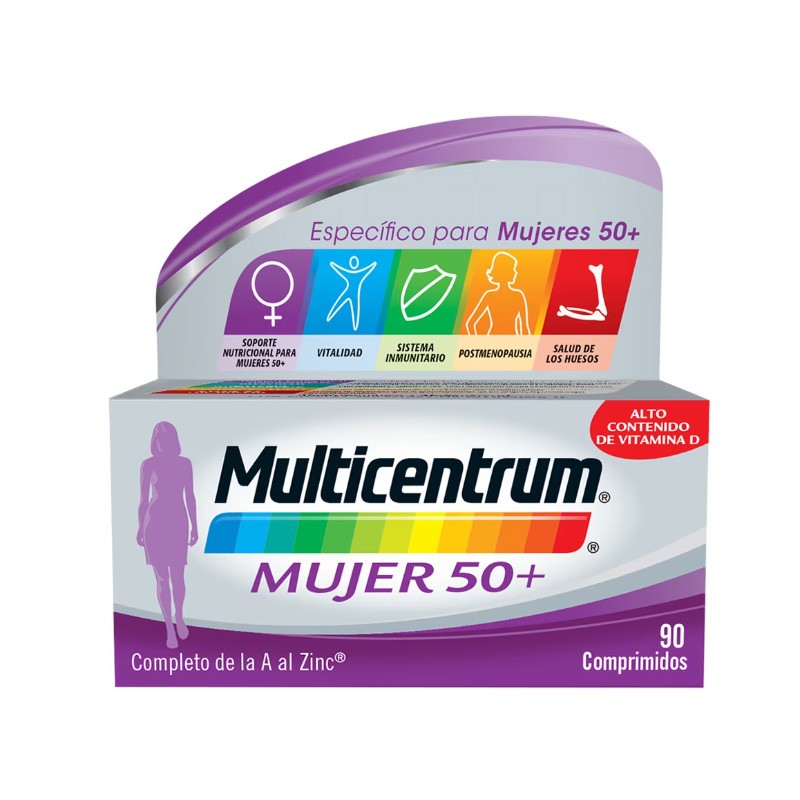 MULTICENTRUM Mujer 50+ (90 Comprimidos)-8