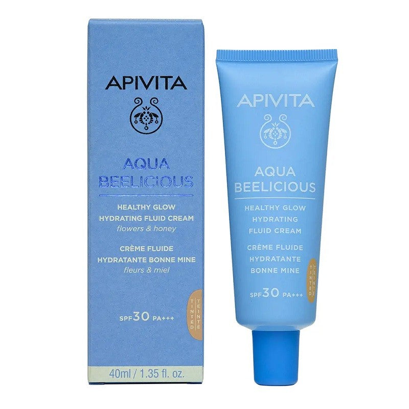 APIVITA Aqua Beelicious Crema Fluida Iluminadora Hidratante SPF30 con Color 30ml-2