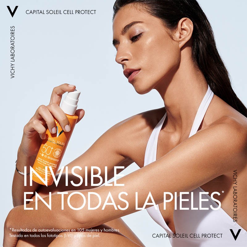 VICHY Capital Soleil Spray Fluido Invisible SPF50+ (200ml)-13