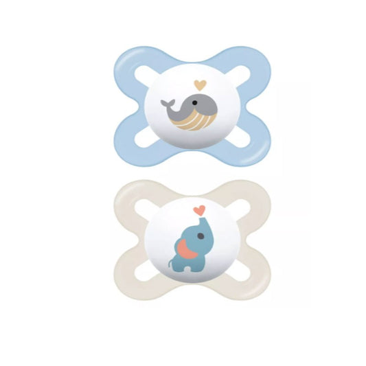 MAM Sucette Start Silicone 0-2M 2 Unités Bleu
