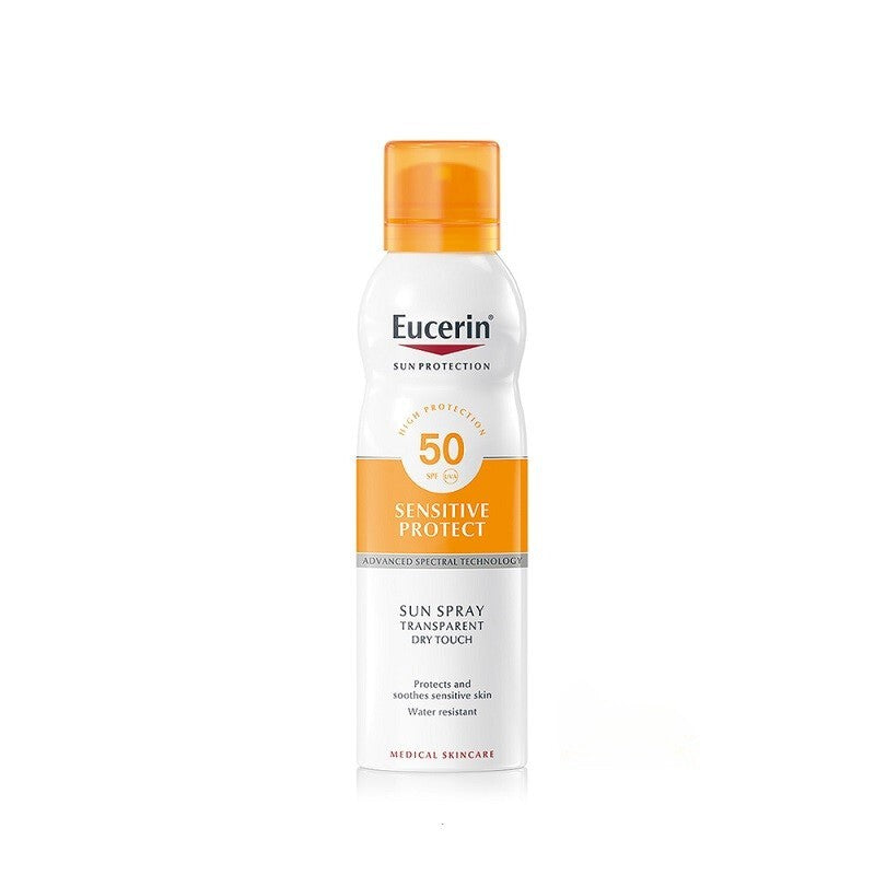 EUCERIN Spray Solar Transparente Toque Seco SPF 50+ (200ml)-1