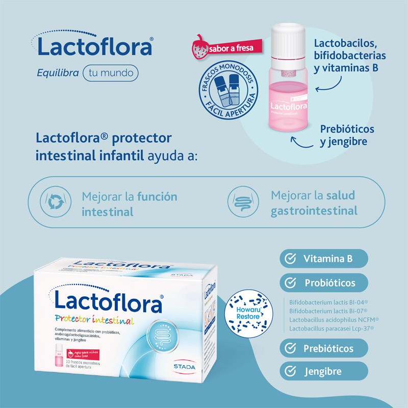 LACTOFLORA Protector Intestinal Infantil 10 viales-3