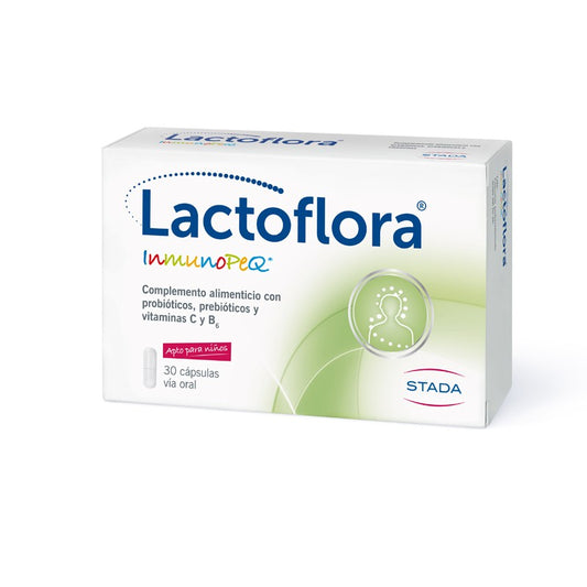 LACTOFLORA Probióticos InmunoPEQ 30 Cápsulas-1