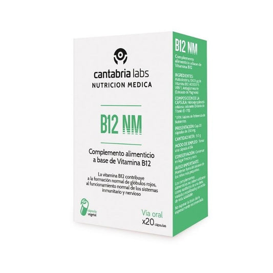 B12 NM Complemento Alimenticio Cantabria Labs Nutrición Médica-1