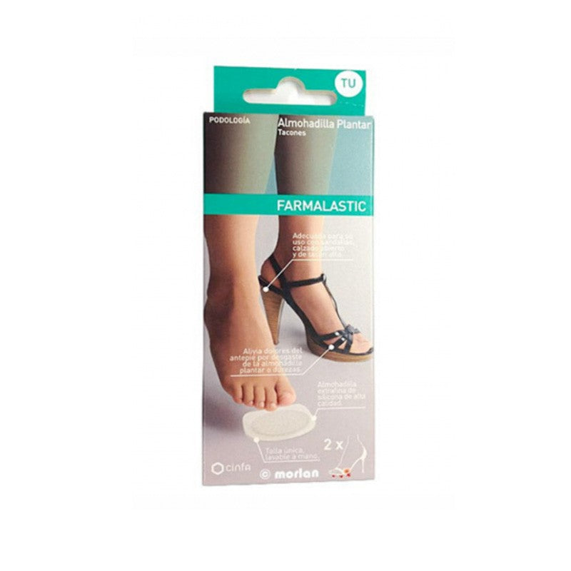 FARMALASTIC Almohadilla Plantar Tacones 2 Unidades-1