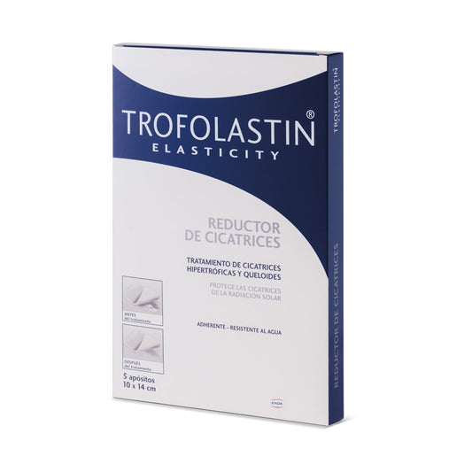 TROFOLASTIN Réducteur de Cicatrices 5 Pansements 10x14cm