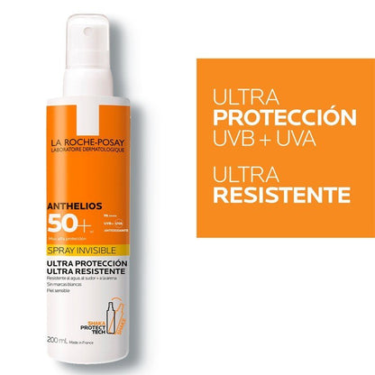 ANTHELIOS XL Shaka Fluido Invisible Spray Ultra Ligero SPF50+ LA ROCHE POSAY Duplo 2x200ml-3