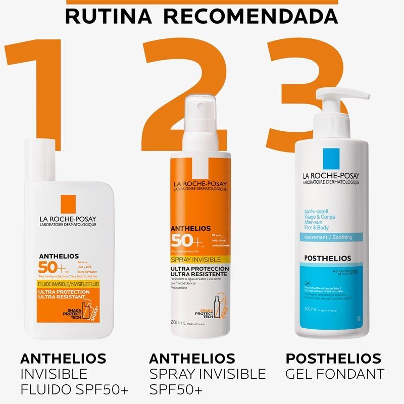 ANTHELIOS XL Shaka Fluido Invisible Spray Ultra Ligero SPF50+ LA ROCHE POSAY Duplo 2x200ml-6