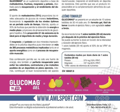Amlsport Glucomag 70/10 Gel 30ml x 10 sobres-5