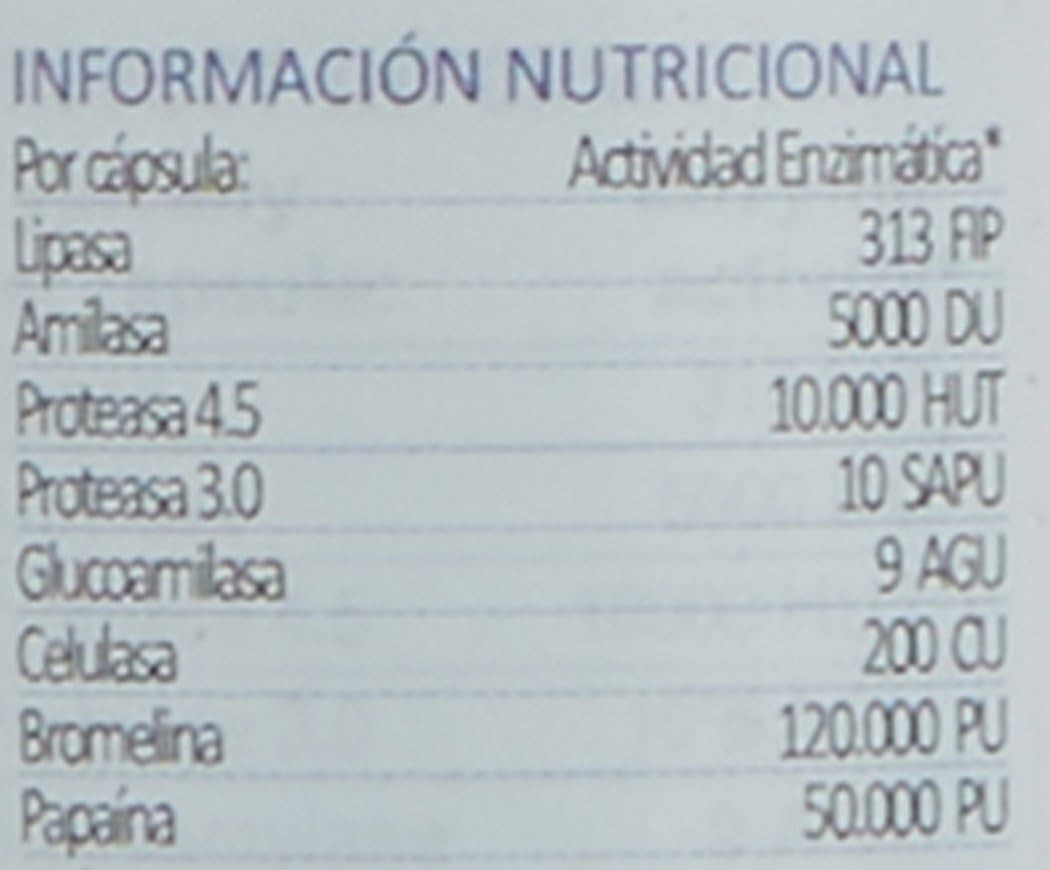 Lamberts Digestizime Enzimas Digestivas 100 Cápsulas-3