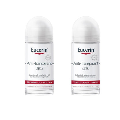 EUCERIN Déodorant Anti-Transpirant Roll-On 48h DUPLO 2x50ml