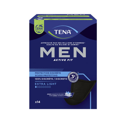 TENA Men Active Fit Escudo Protector Masculino 14uds-1