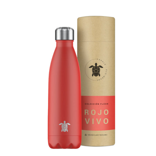 Kahale Botella Térmica Acero Inoxidable Rojo Vivo 500ml-1