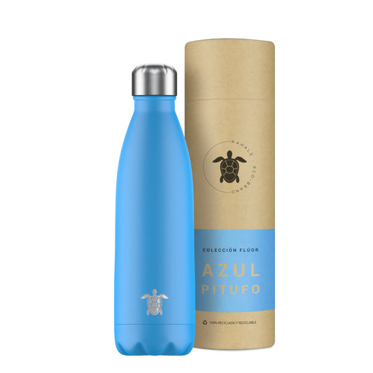 Kahale Botella Térmica Acero Inoxidable Azul Pitufo 500ml-1