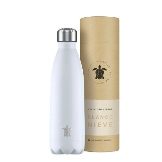 Kahale Botella Térmica Acero Inoxidable Blanco Nieve 500ml-1