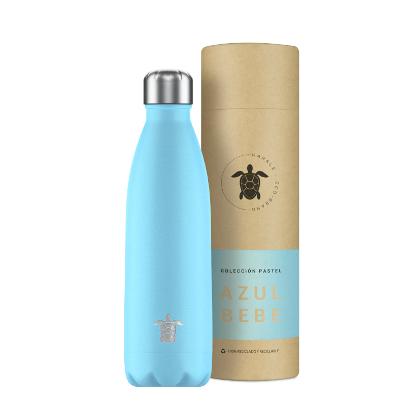 Kahale Botella Térmica Acero Inoxidable Azul Bebe 500ml-1