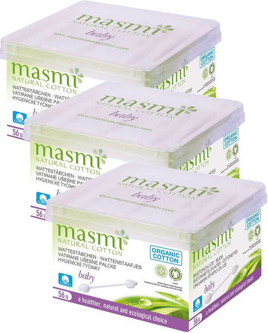 Masmi cotons-tiges pour bébé 65 unités