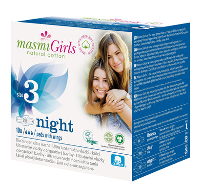 Masmi Girls Compresa Noche 10 unidades-1