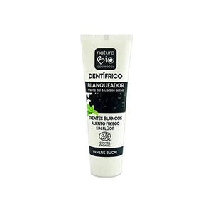Naturabio Dentifrico Blanqueador Menta Bio & Carbon Activo 75ml-1