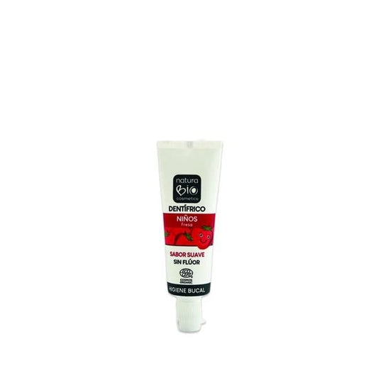 Naturabio Dentifrico Niðos 25 Fresa Sin Fluor 25 ml-1