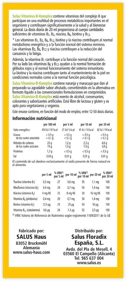 Salus Vitamina B Komplex 250 ml-6