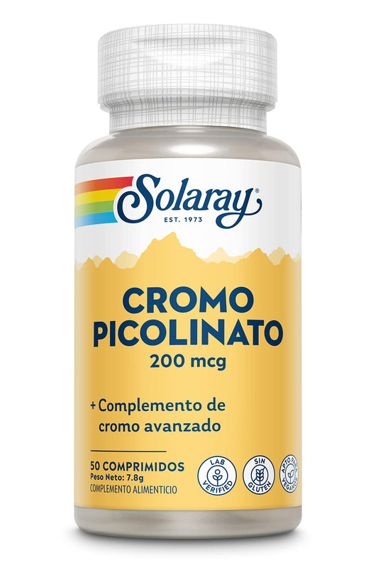 Solaray Chromium Picolinate 50 Tabletas-1