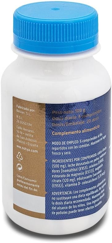 Sotya Beslan Calcio + D 3 100 Comprimidos Masticables-2