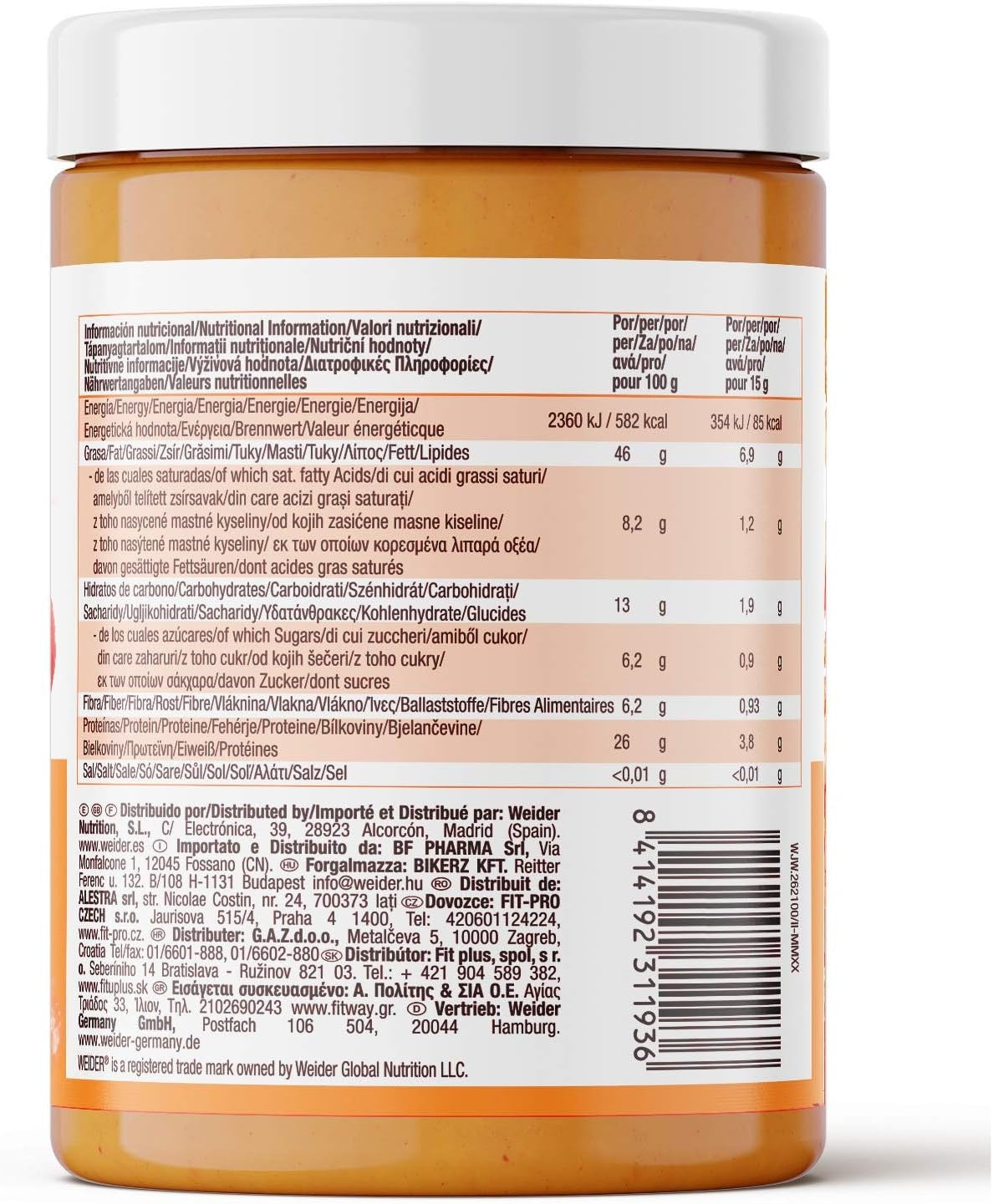 Weider Prot Peanut Butter Peanut Butter 1 Kg-2
