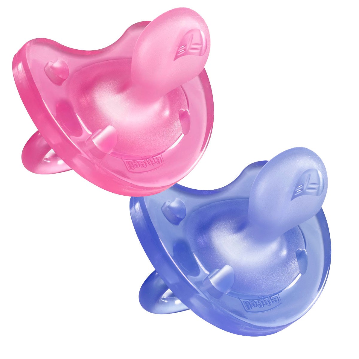 CHICCO 2xChupete Physio Soft Silicon Rosa 6-16m (Todogoma)-2